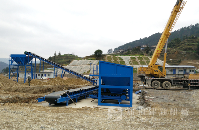 貴州凱里600噸穩定土拌和站現場(chǎng)案例