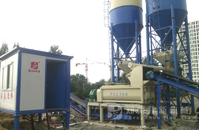 湖北武漢500穩定土拌和站現場(chǎng)案例
