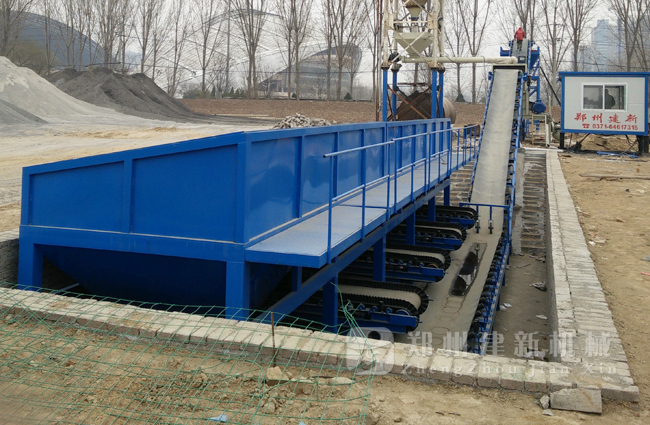 河南鄭州500噸穩定土拌和站現場(chǎng)案例