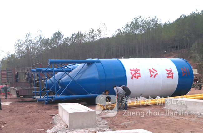 云南普洱120混凝土攪拌站客戶(hù)現場(chǎng)