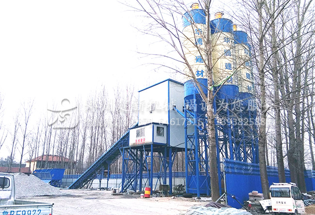 建新機械HZS120型混凝土攪拌站落戶(hù)山東荷澤鄄城縣