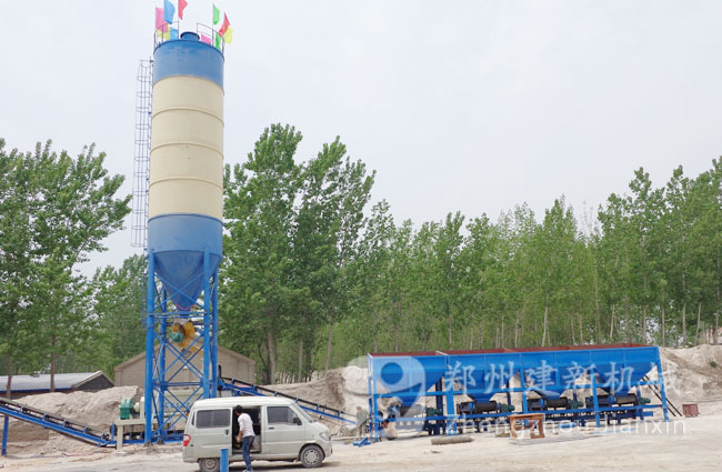 孟州淇縣時(shí)產(chǎn)600噸穩定土拌和站案例