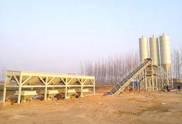 HZS60混凝土攪拌站(圖1) 開(kāi)封朱仙鎮60混凝土攪拌站