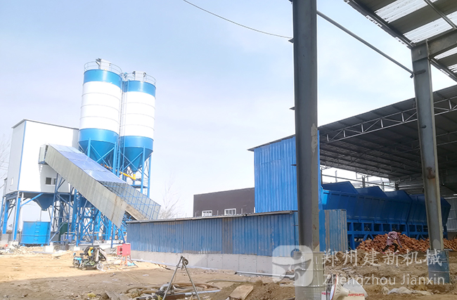 建新機械HZS240混凝土攪拌站設備報價(jià)