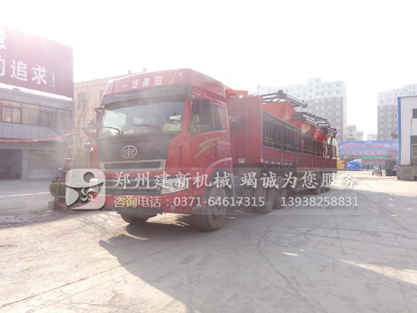 建新機械攪拌機發(fā)貨現場(chǎng)