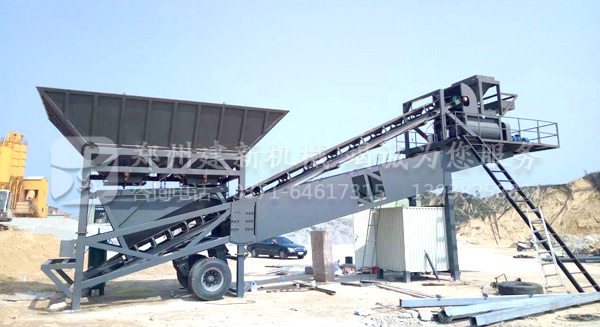 50型移動(dòng)式攪拌站設備