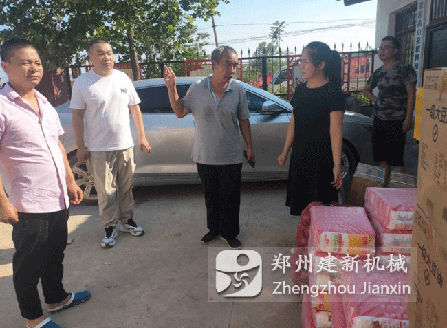 鄭州建新積極救援洪災獲滎陽(yáng)市政府表?yè)P(圖3) 建新機械